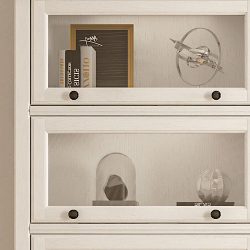 Libreria contemporanea di scaffali in legno con scaffale standard