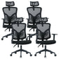 Modern Computer Chair Adjustable Arms Chair Lumbar Support Chair