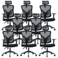 Modern Computer Chair Adjustable Arms Chair Lumbar Support Chair