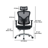 Chaise d'ordinateur moderne chaise d'armes réglables chaise de support lombaire