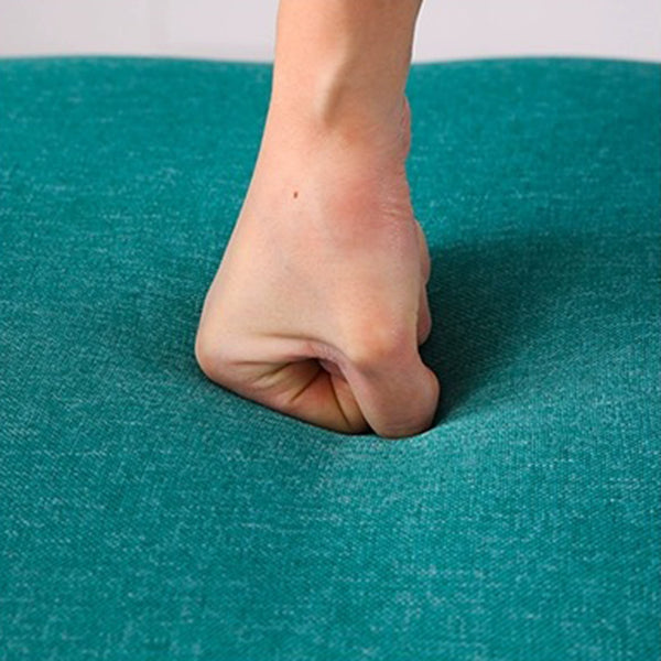 Sedia per ufficio imbottita moderna senza braccio.