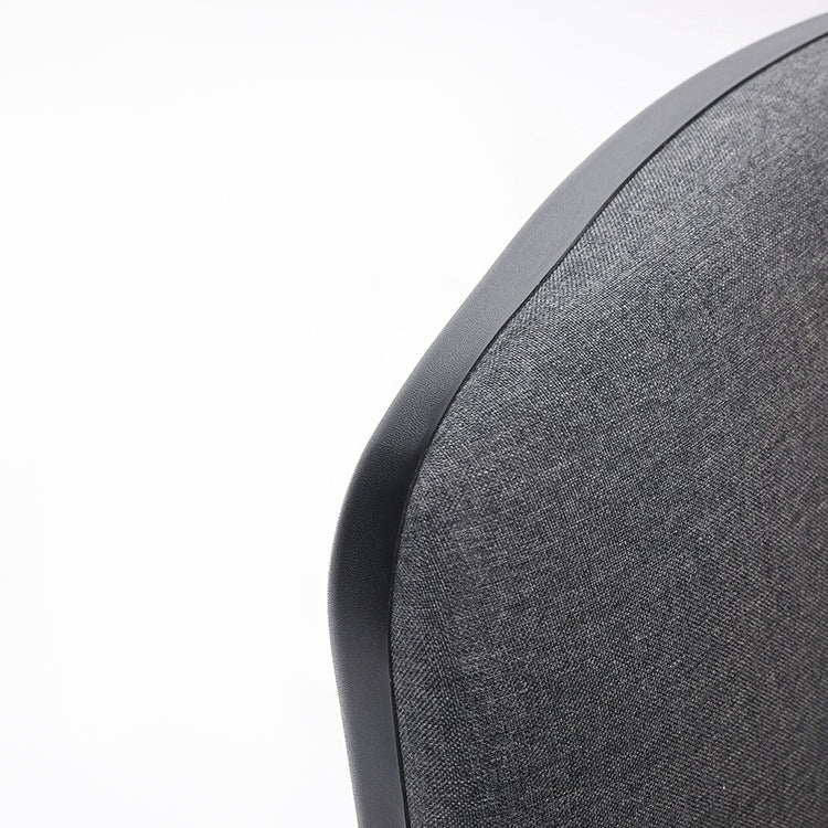 Sedia per ufficio imbottita moderna senza braccio.