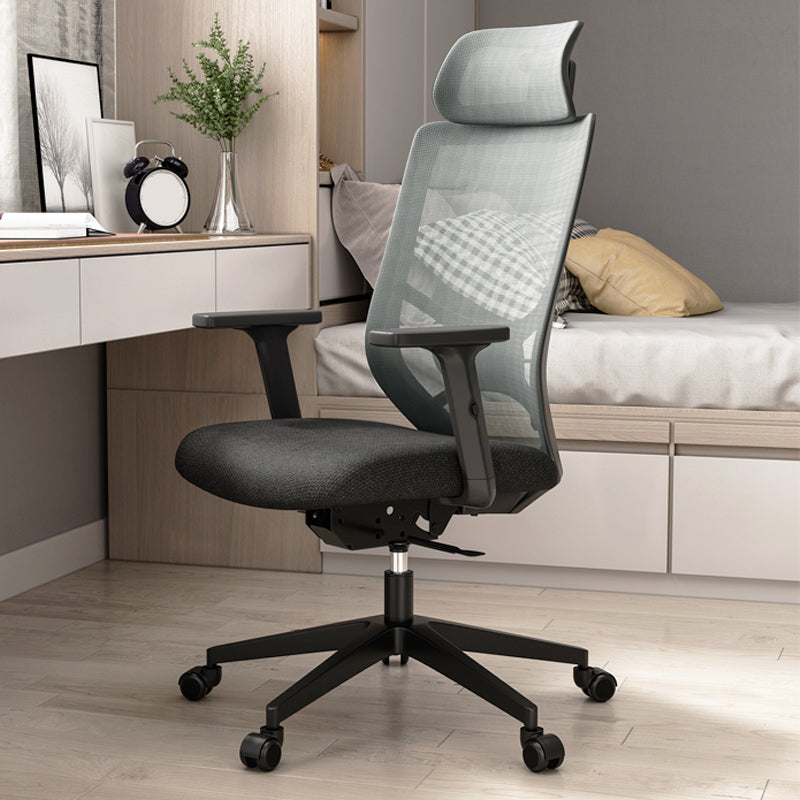 Ergonomic Mesh Task Chair Adjustable Arms with Footrest Office Chair Clearhalo 'furn' 'furn_office_chair' 'Furniture' 'Office Chairs' 'Office Furniture' 'office_chair' 5801163