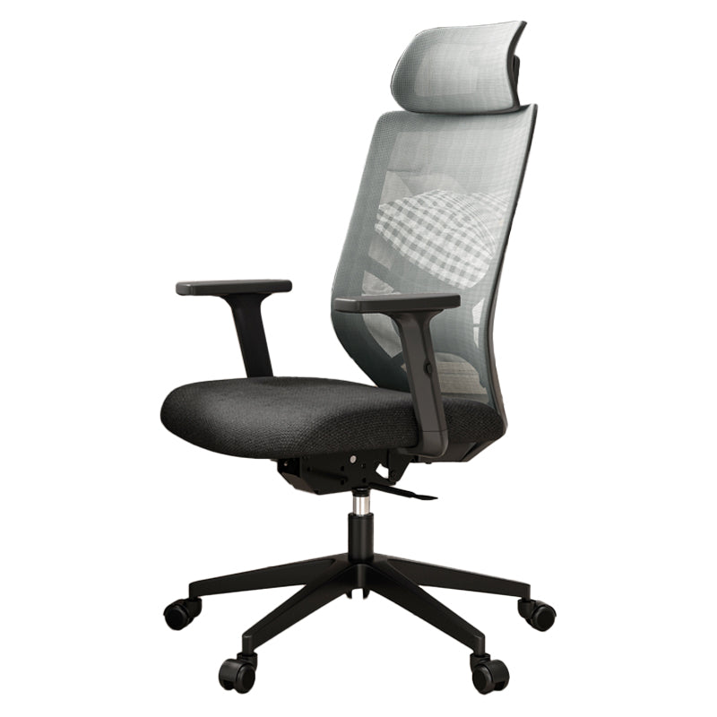 Ergonomic Mesh Task Chair Adjustable Arms with Footrest Office Chair Clearhalo 'furn' 'furn_office_chair' 'Furniture' 'Office Chairs' 'Office Furniture' 'office_chair' 5801179