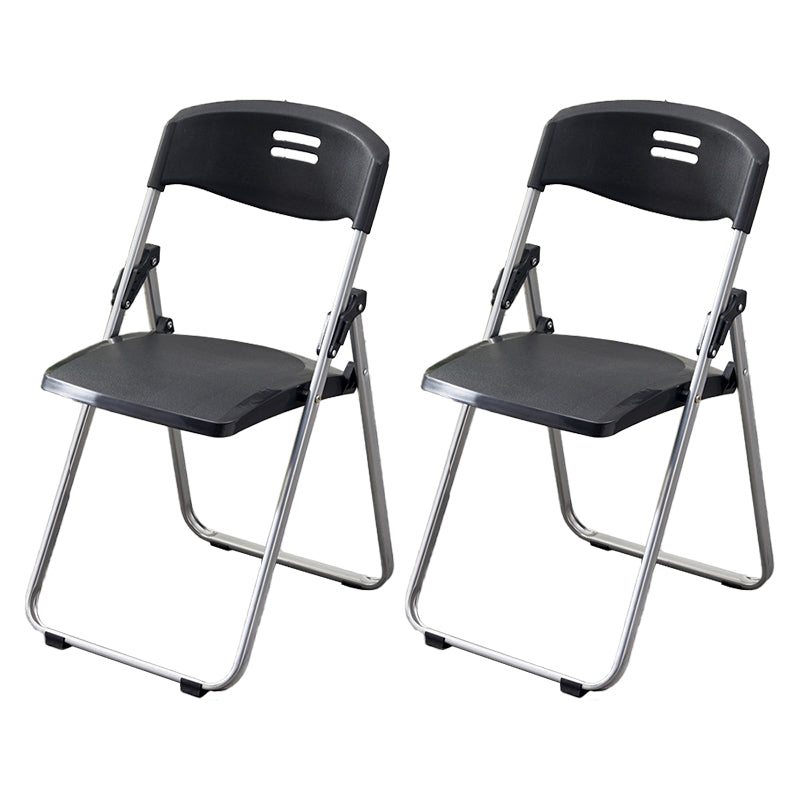 Moderna sedia da ufficio imbottita senza braccio senza ruote sedia da ufficio in acciaio