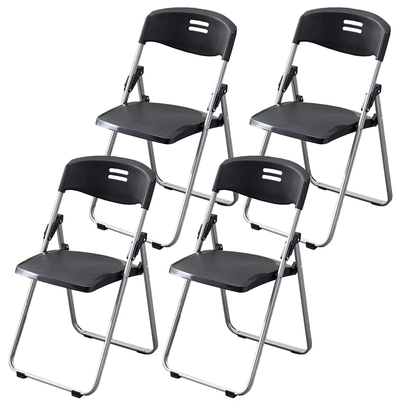 Moderna sedia da ufficio imbottita senza braccio senza ruote sedia da ufficio in acciaio