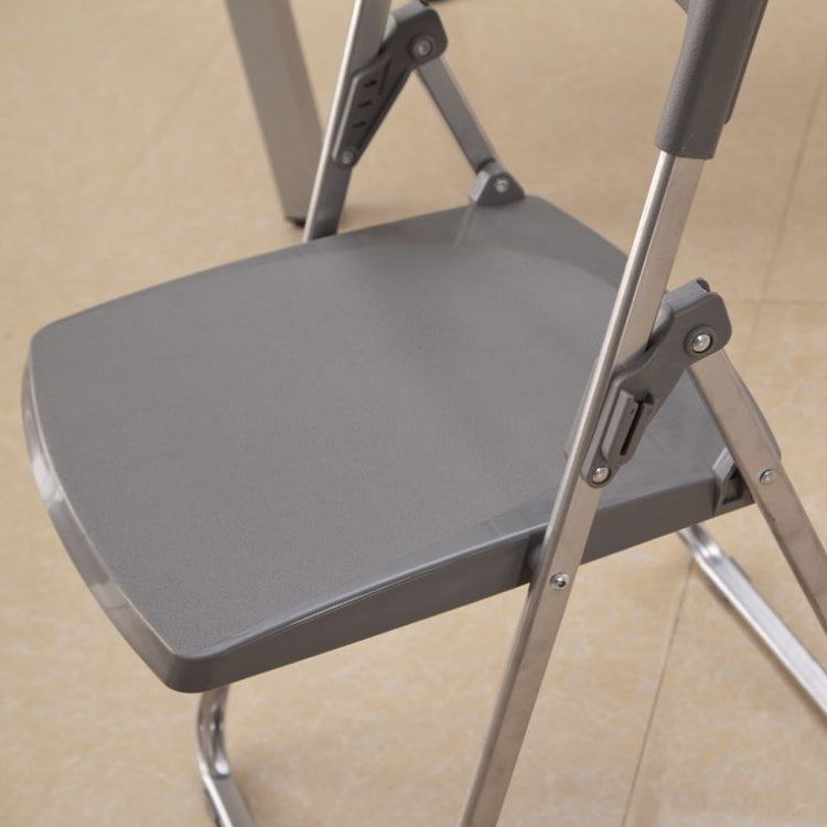 Moderna sedia da ufficio imbottita senza braccio senza ruote sedia da ufficio in acciaio