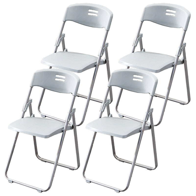 Moderna sedia da ufficio imbottita senza braccio senza ruote sedia da ufficio in acciaio