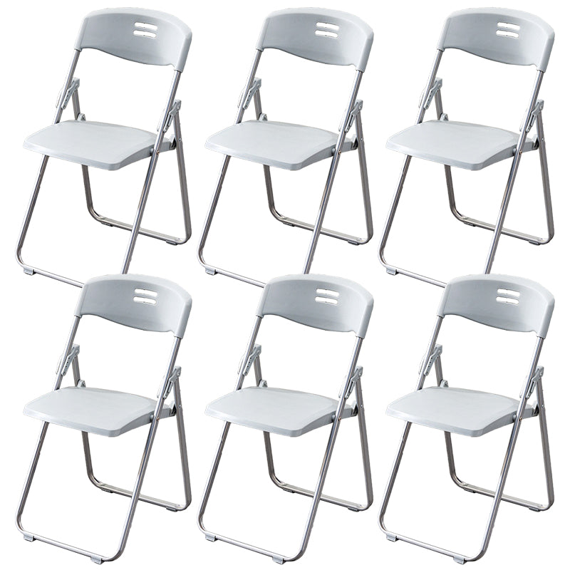 Moderna sedia da ufficio imbottita senza braccio senza ruote sedia da ufficio in acciaio