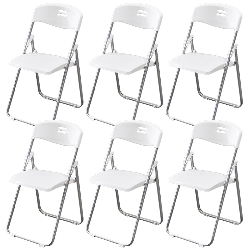 Moderna sedia da ufficio imbottita senza braccio senza ruote sedia da ufficio in acciaio