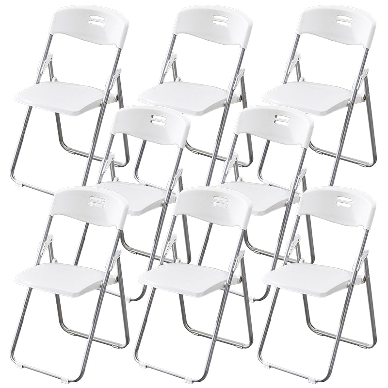 Moderna sedia da ufficio imbottita senza braccio senza ruote sedia da ufficio in acciaio