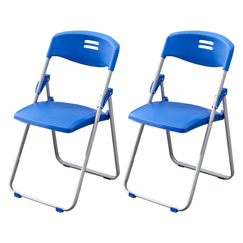 Moderna sedia da ufficio imbottita senza braccio senza ruote sedia da ufficio in acciaio