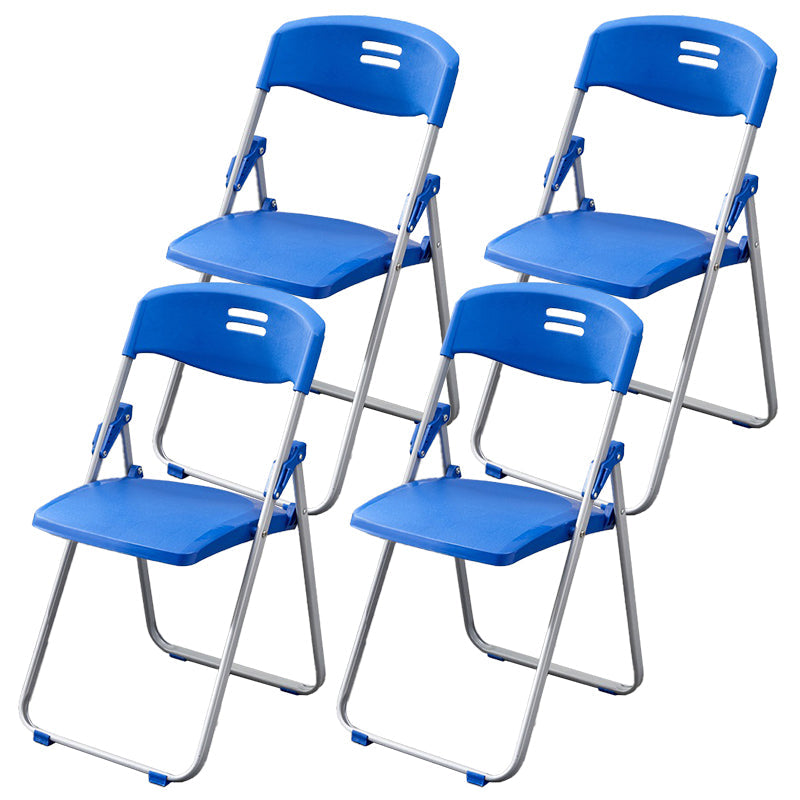 Moderna sedia da ufficio imbottita senza braccio senza ruote sedia da ufficio in acciaio