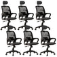 Ergonomischer Schreibtischstuhl aus Netzstoff, moderner Bürostuhl mit verstellbarer Sitzhöhe