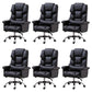High Back Office Chair Faux Leather Upholstered Managers Chair Black 6 Piece Set Clearhalo 'furn' 'furn_office_chair' 'Furniture' 'Office Chairs' 'Office Furniture' 'office_chair' 5801295