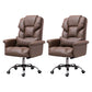 High Back Office Chair Faux Leather Upholstered Managers Chair Coffee 2 Piece Set Clearhalo 'furn' 'furn_office_chair' 'Furniture' 'Office Chairs' 'Office Furniture' 'office_chair' 5801310