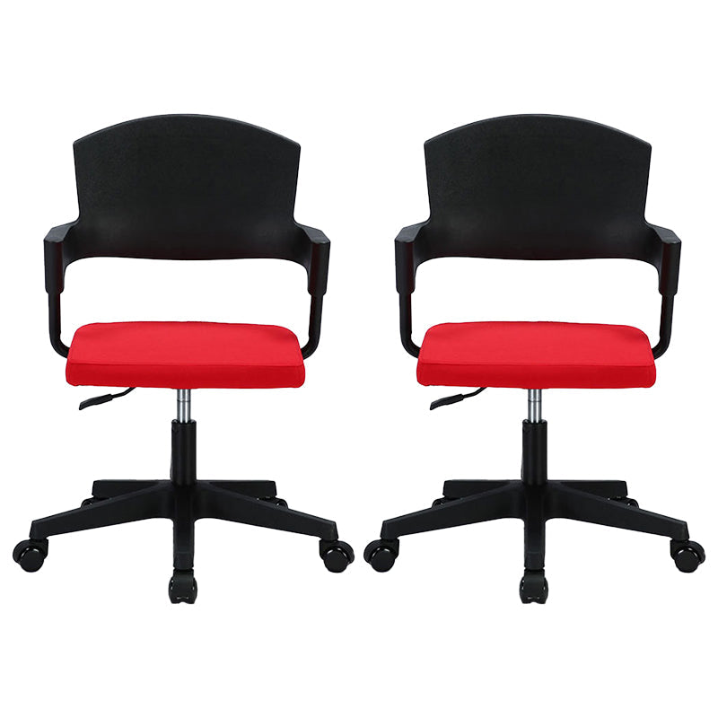 Chaise informatique contemporaine chaise en milieu de dos avec roues réglables