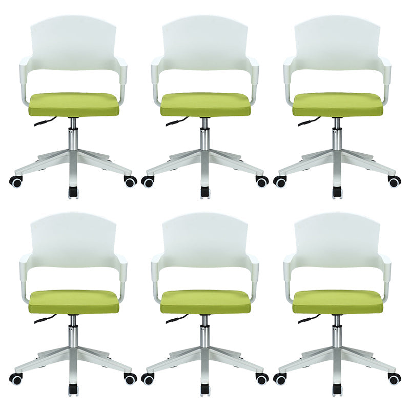 Chaise informatique contemporaine chaise en milieu de dos avec roues réglables