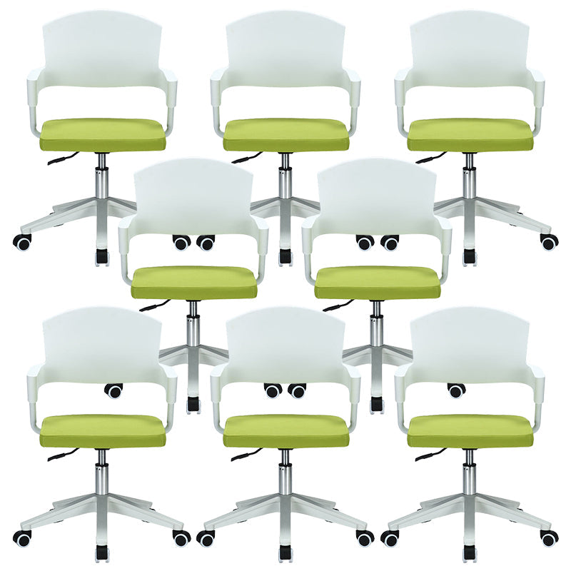 Chaise informatique contemporaine chaise en milieu de dos avec roues réglables