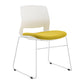 Modern Armless Upholstered Office Chair Plastic Mid Back Home Office Chair