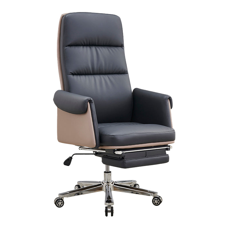 Executive Ergonomic Computer Chair Tilt Mechanism High Back Executive Chair Black 1 Piece Clearhalo 'furn' 'furn_office_chair' 'Furniture' 'Office Chairs' 'Office Furniture' 'office_chair' 5801586