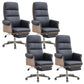 Executive Ergonomic Computer Chair Tilt Mechanism High Back Executive Chair Black 4 Piece Set Clearhalo 'furn' 'furn_office_chair' 'Furniture' 'Office Chairs' 'Office Furniture' 'office_chair' 5801589