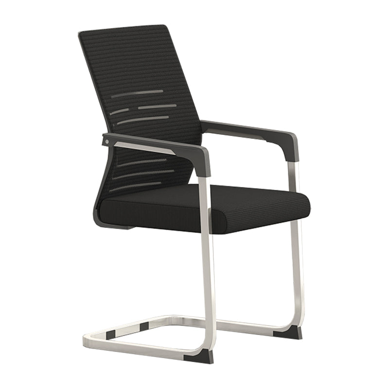 Modern Fixed Arms Office Chair No Wheels Ergonomic Gaming Chair Clearhalo 'furn' 'furn_office_chair' 'Furniture' 'Office Chairs' 'Office Furniture' 'office_chair' 5801623
