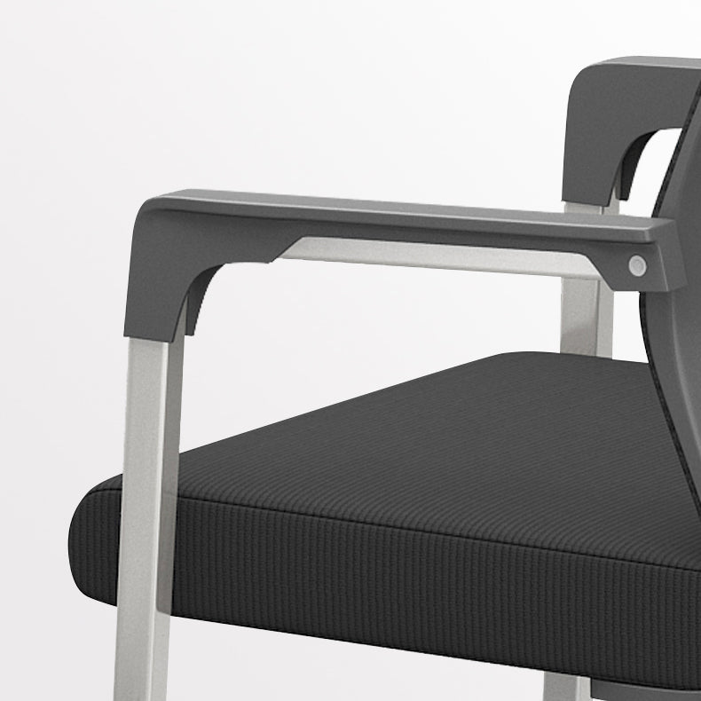 Sedia da ufficio a armi fisse moderna senza ruote sedia da gioco ergonomico