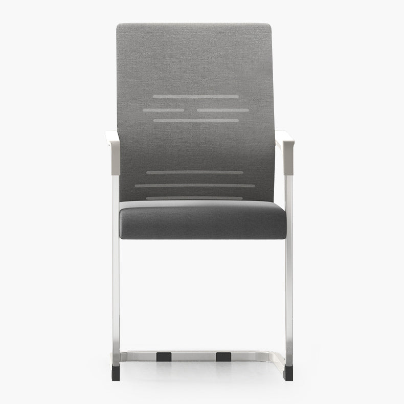 Sedia da ufficio a armi fisse moderna senza ruote sedia da gioco ergonomico