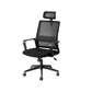 Modern Fixed Arms Office Chair Nylon Black High Back Home Office Chair 1 Piece Casters Included With Headrest Clearhalo 'furn' 'furn_office_chair' 'Furniture' 'Office Chairs' 'Office Furniture' 'office_chair' 5801639