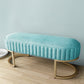 Glam Velvet Foam Bench Solid Color Bench with Legs for Bedroom Clearhalo 'Benches' 'Chairs & Seating' 'furn' 'furn_benches' 'Furniture' 'Living Room Furniture' 5801696
