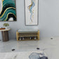 Modern Shoe Storage Bench Velvet Foam Bench with Legs for Living Room Clearhalo 'Benches' 'Chairs & Seating' 'furn' 'furn_benches' 'Furniture' 'Living Room Furniture' 5801811