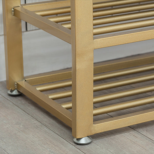 Modern Shoe Storage Bench Velvet Foam Bench with Legs for Living Room Clearhalo 'Benches' 'Chairs & Seating' 'furn' 'furn_benches' 'Furniture' 'Living Room Furniture' 5801815