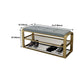 Modern Shoe Storage Bench Velvet Foam Bench with Legs for Living Room Clearhalo 'Benches' 'Chairs & Seating' 'furn' 'furn_benches' 'Furniture' 'Living Room Furniture' 5801821