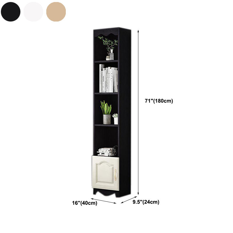 Libreria moderna ingegnerizzata solida Libreria geometrica bianca per soggiorno