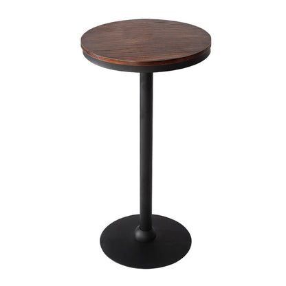 Industrial 1/3/4/5 Pieces Solid Wood Bar Table Set Fixed Table Counter Table Brown 22"L x 22"W Clearhalo 'Bar Furniture' 'furn' 'furn_home_bar_bar_sets' 'Furniture' 'Home Bars & Bar Sets' 'home_bar_bar_sets' 'Kitchen & Dining Furniture' 5802409