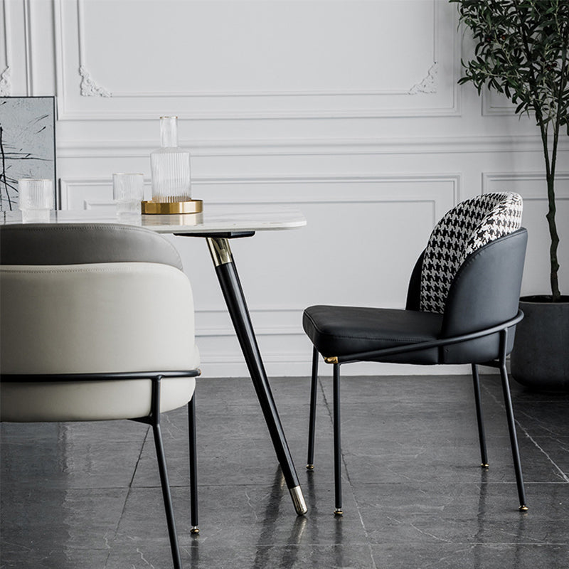 20.08" Wide Industrial Style Single Sofa Chair Pillow Back Armless Chair Clearhalo 'Accent Chairs' 'accent_chairs' 'Chairs & Seating' 'furn' 'furn_accent_chairs' 'Furniture' 'Living Room Furniture' 5802593