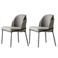 20.08" Wide Industrial Style Single Sofa Chair Pillow Back Armless Chair Gray Gray 2 Piece Set Clearhalo 'Accent Chairs' 'accent_chairs' 'Chairs & Seating' 'furn' 'furn_accent_chairs' 'Furniture' 'Living Room Furniture' 5802595