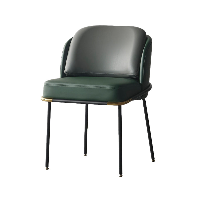 20.08" Wide Industrial Style Single Sofa Chair Pillow Back Armless Chair Gray Green 1 Piece Clearhalo 'Accent Chairs' 'accent_chairs' 'Chairs & Seating' 'furn' 'furn_accent_chairs' 'Furniture' 'Living Room Furniture' 5802597