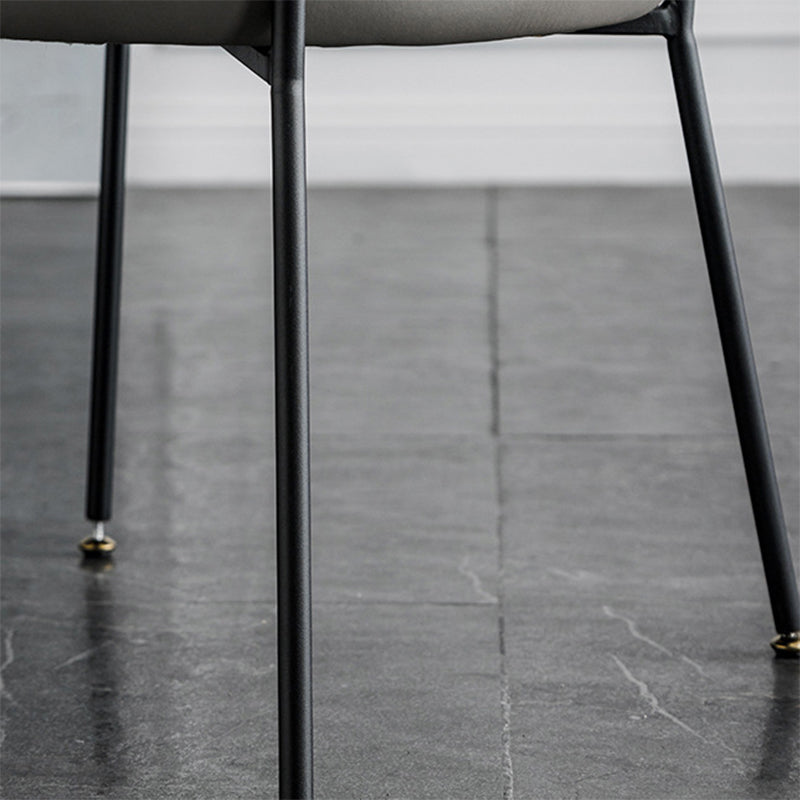 20.08" Wide Industrial Style Single Sofa Chair Pillow Back Armless Chair Clearhalo 'Accent Chairs' 'accent_chairs' 'Chairs & Seating' 'furn' 'furn_accent_chairs' 'Furniture' 'Living Room Furniture' 5802602