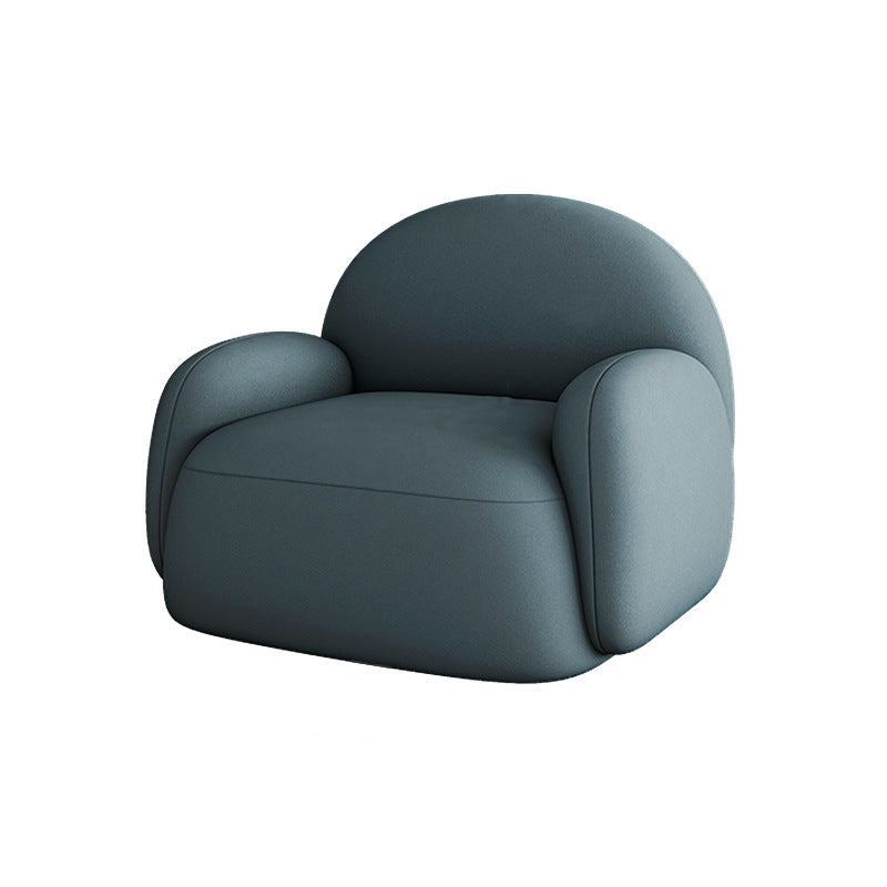 Chaise de canapé unique Scandinave Scandinave Scandinave Chaise de bras de dos fixe pour le salon