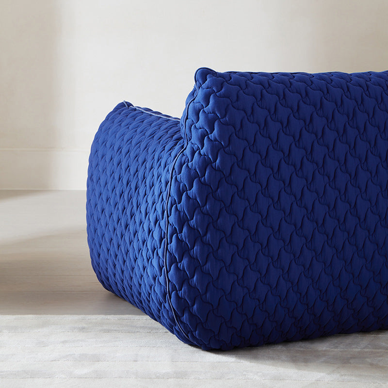 40,55 "breit skandinavischer Single Sofa Stuhl Polyester Twill Armstuhl für Schlafzimmer