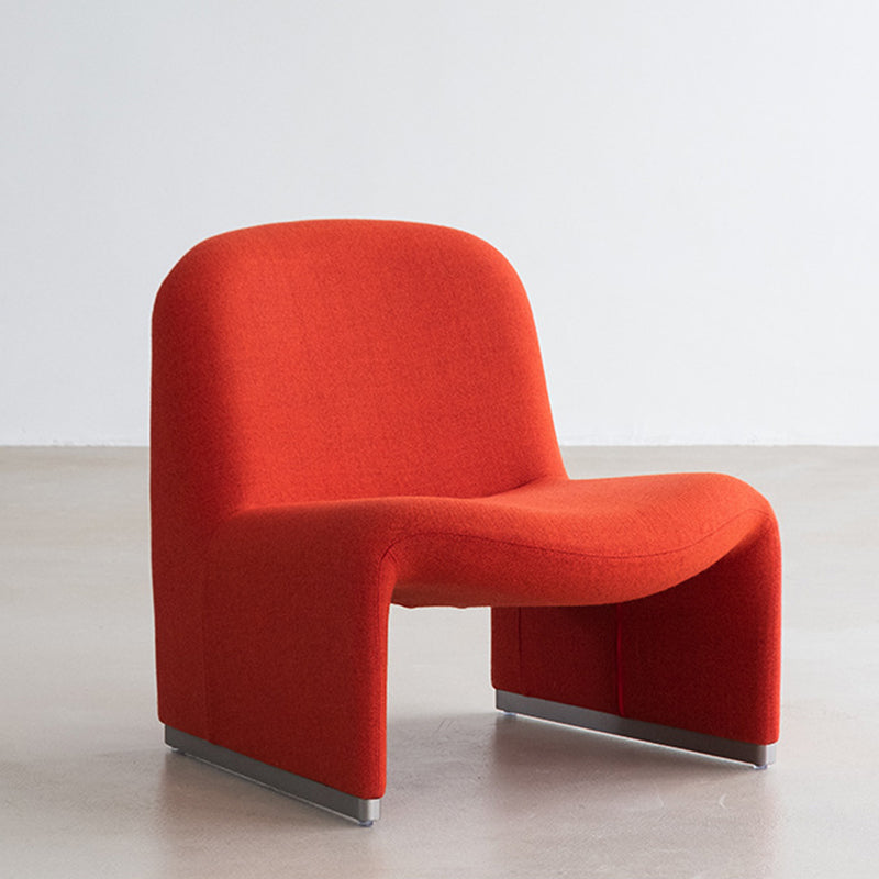 23.2"Wide Tight Back Armless Single Accent Chair for Apartment Red Clearhalo 'Accent Chairs' 'accent_chairs' 'Chairs & Seating' 'furn' 'furn_accent_chairs' 'Furniture' 'Living Room Furniture' 5802736