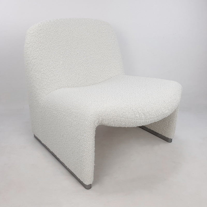 23.2"Wide Tight Back Armless Single Accent Chair for Apartment Clearhalo 'Accent Chairs' 'accent_chairs' 'Chairs & Seating' 'furn' 'furn_accent_chairs' 'Furniture' 'Living Room Furniture' 5802737