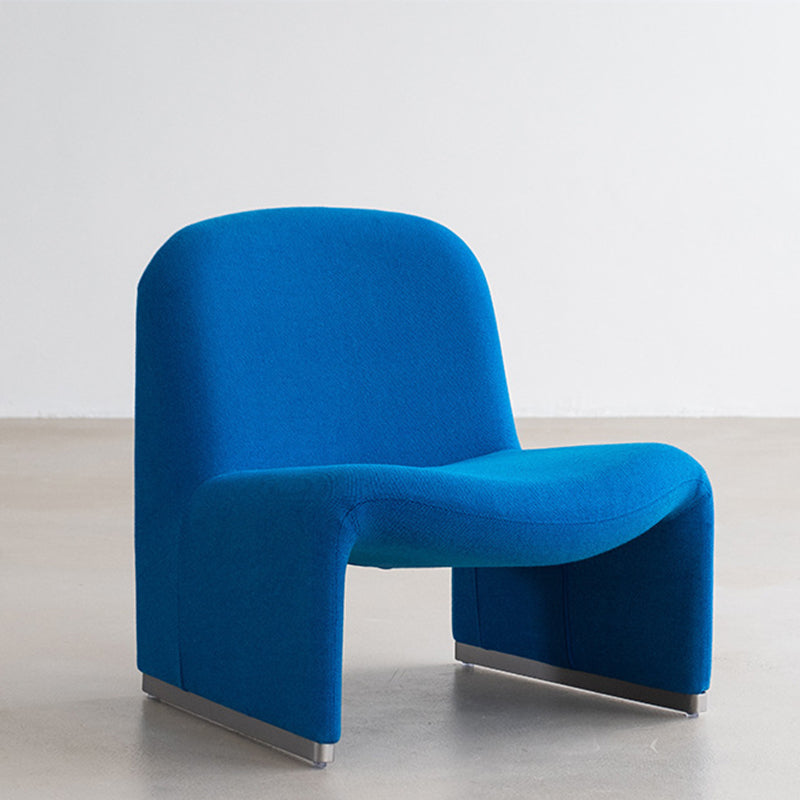 23.2"Wide Tight Back Armless Single Accent Chair for Apartment Blue Clearhalo 'Accent Chairs' 'accent_chairs' 'Chairs & Seating' 'furn' 'furn_accent_chairs' 'Furniture' 'Living Room Furniture' 5802740