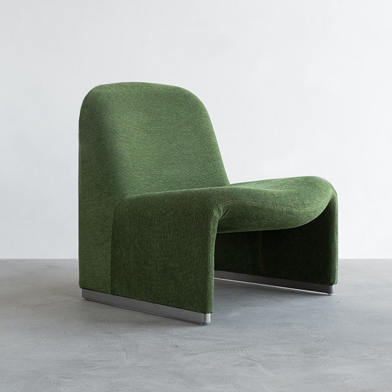 23.2"Wide Tight Back Armless Single Accent Chair for Apartment Green Clearhalo 'Accent Chairs' 'accent_chairs' 'Chairs & Seating' 'furn' 'furn_accent_chairs' 'Furniture' 'Living Room Furniture' 5802742