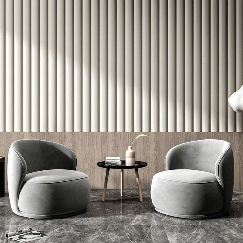 28,7 "sedia accento singolo a bracciale a braccia largo a largo per appartamento