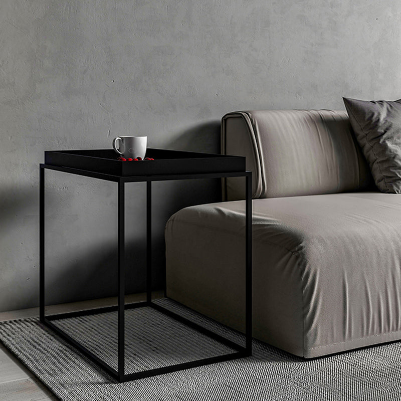 Tavolino moderno in legno tavolino rettangolare a forma di cocktail pieghevole