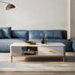 Glam 4-beiniger Couchtisch aus Schiefer, rechteckiges Couchtisch-Set für Zuhause