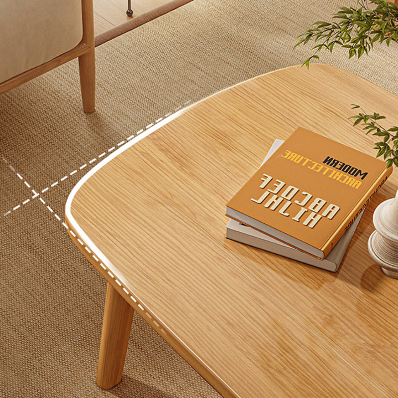 Scandinavian 4 Legs Coffee Table Wooden Coffee Table Set for Living Room Clearhalo 'Coffee & Accent Tables' 'Coffee Tables' 'coffee_tables' 'furn' 'furn_coffee_tables' 'Furniture' 'Living Room Furniture' 5802873